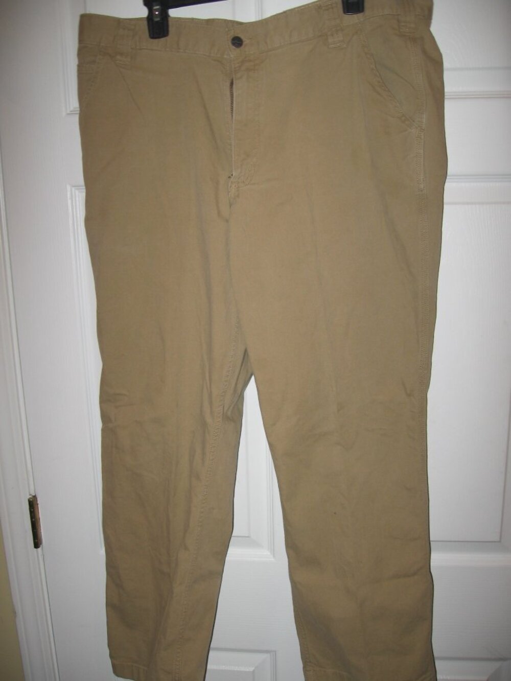 Carhartt Relaxed Fit Khaki Cargo Work Pants Men's 40 x 32 Dated Fall 2019